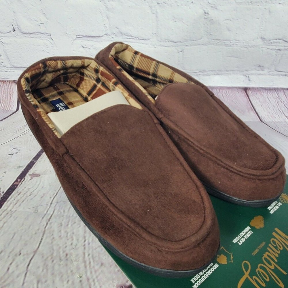 Wembley Men's Size 11 Brown Super Soft Memory Foam